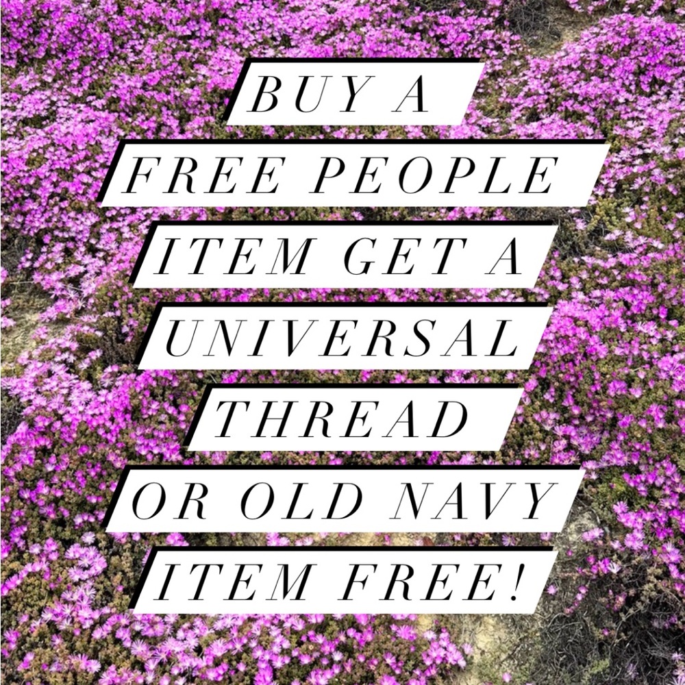 Clearing Closet Deal! Get an Item Free! 💫